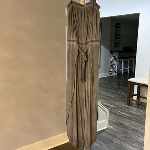 Off the shoulder romper with split legs